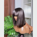 Lace Humana Chanel com franja 40cm 4x4 HD - Yara