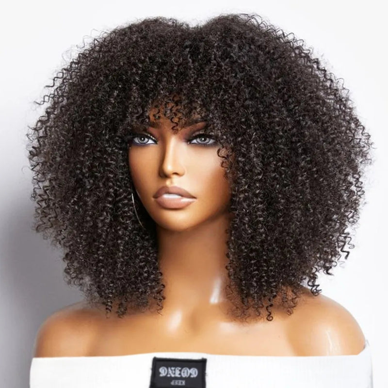 Lace Humana Afro 40cm 4x4 HD - Modelo Maju