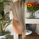 Lace Humana Lisa Loira 65cm - Janaína