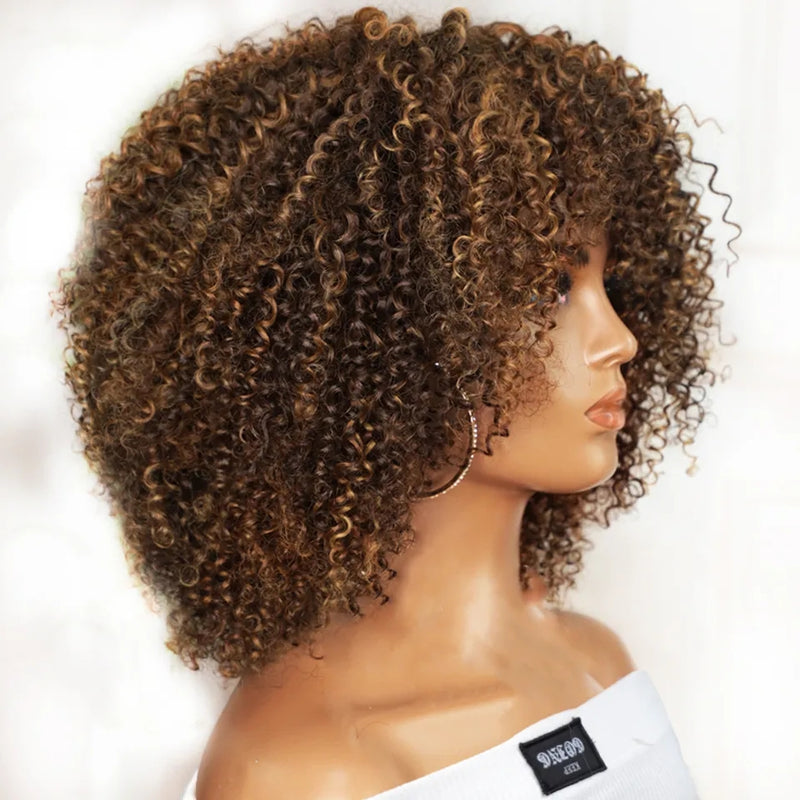 Lace Humana Afro 40cm 4x4 HD - Modelo Maju