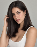 Lace Humana Lisa Chanel 40cm 13x4 HD - Daniele de Cabelo Humano