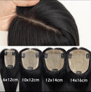 Topo Capilar Cabelo Humano ondulado 65cm