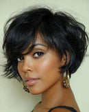 Lace Front Humana curta - Simoni de Cabelo Humano