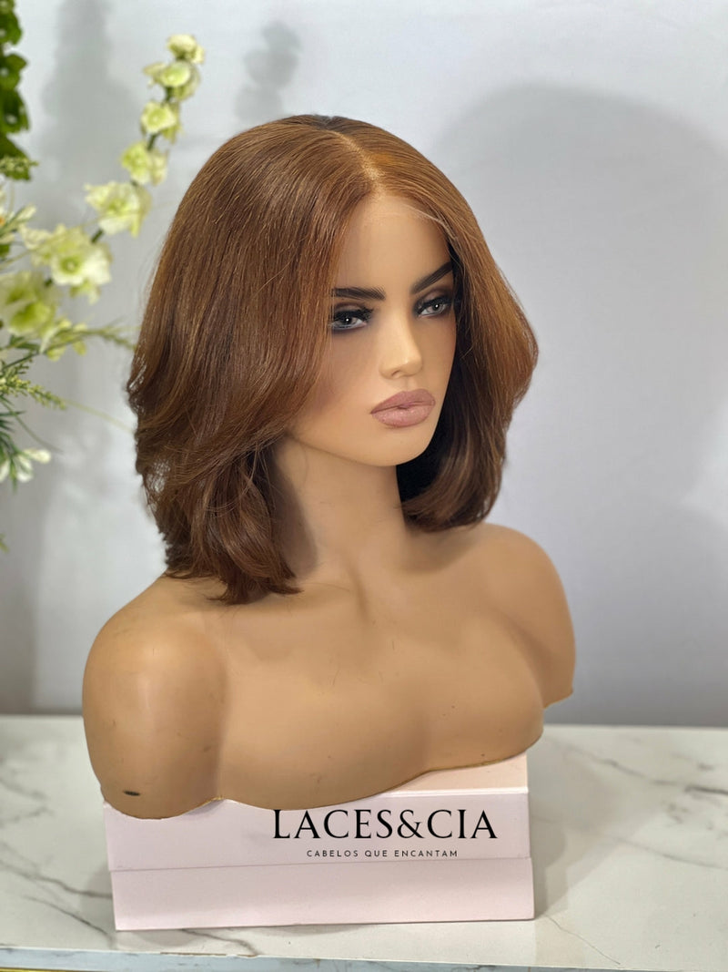 Lace Humana Liso 35cm 13x4 HD - Raissa