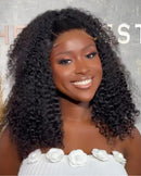 Lace Humana cacheada 40cm 13x4 HD - Cintia