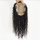 Topo Capilar Cabelo Humano cacheado 50cm