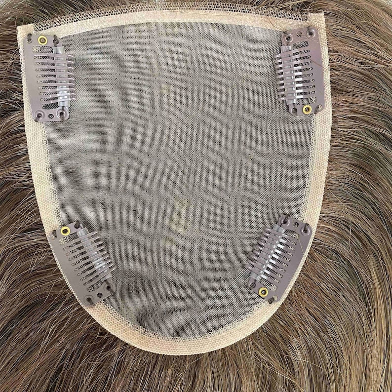 Topo Capilar cabelo humano c/franja 40cm
