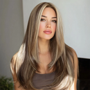 Lace Front Humana Ondulada - Morena iluminada Naiara 65cm