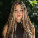 Lace Front Humana Ondulada - Morena iluminada Naiara 65cm