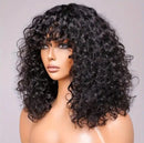 Peruca Humana Cacheada com Franja - Raíssa