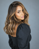 Lace Humana Ondulada Loira 45cm 13x4 HD - Modelo Renata Cabelo Brasileiro