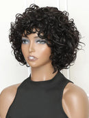 Peruca cabelo Humano Cacheada - Alexia