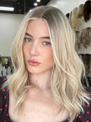 Lace Humana Lisa Loira 45cm 13x4 HD - Manu Cabelo Brasileiro