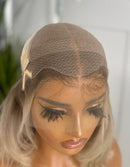 Lace Humana Lisa Loira 45cm 13x4 HD - Manu Cabelo Brasileiro