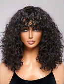 Peruca Humana Cacheada com Franja - Raíssa