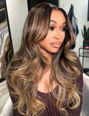 Lace Front Humana Ondulada 65cm - Morena iluminada Kelly