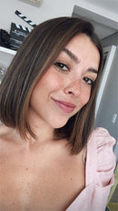 Lace Humana Lisa chanel com mechas 6x4 HD - Modelo Alana Cabelo Humano