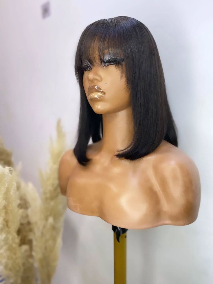 Lace humana com franja 40cm - Quezia 4x4 HD