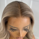 Lace Front Humana Loiro do sul 65cm 13x6HD Silk base - Pandora