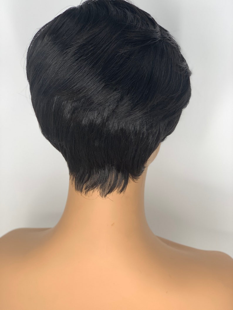 Peruca cabelo Humano curta Lisa - Meg