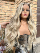 Lace Front Humana Loiro do sul 60cm 13x6HD - Aurora