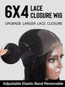 Lace Humana Lisa chanel com mechas 6x4 HD - Modelo Alana Cabelo Humano