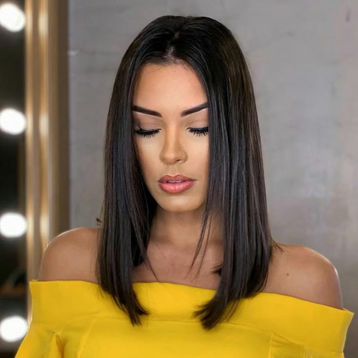 Lace Humana Lisa long bob 40cm 13x4 HD - Melinda