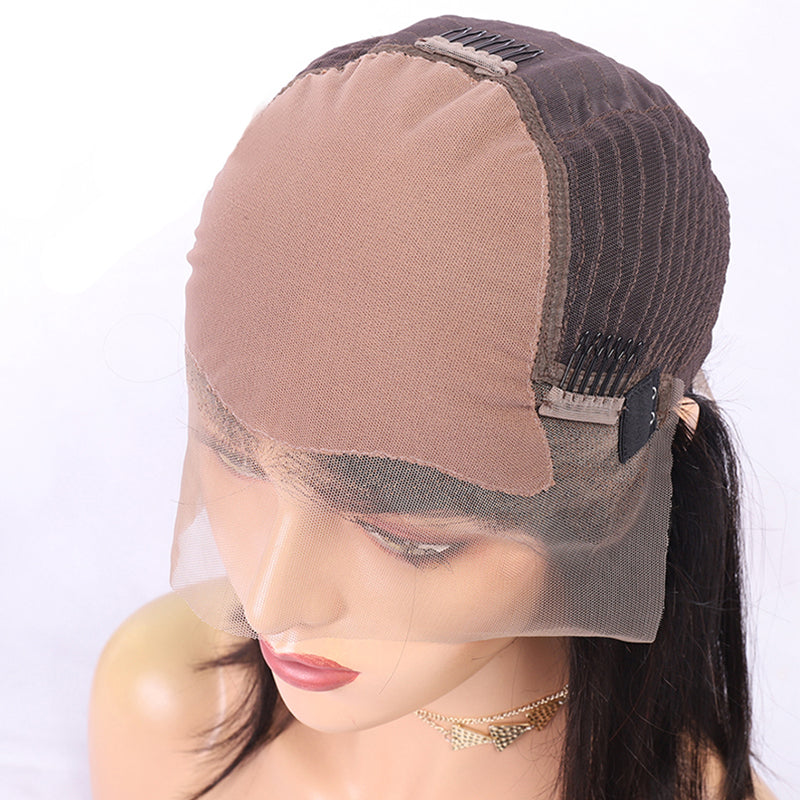 Peruca Lace Humana Lisa Fake Scalp 65cm 13x4 HD - Agatha